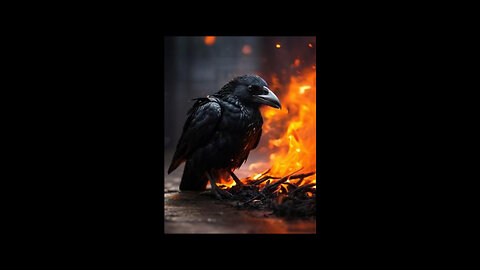 "Feathered Heroes: Clever Birds Extinguish the Flames!"