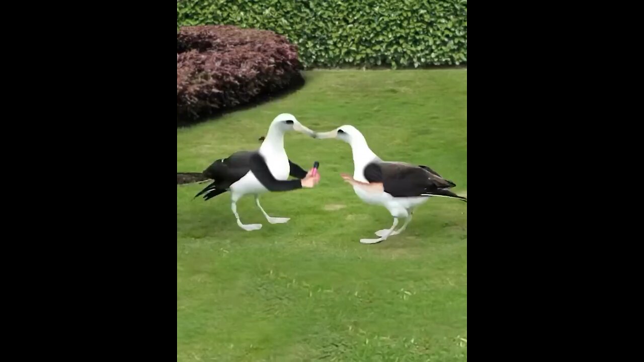 Funny birds singing and dancing 💃