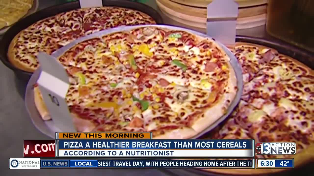 Pizza healthier than most breakfast cereals