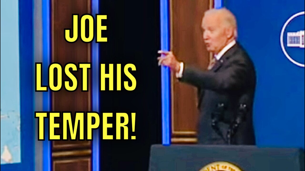 Angry Joe Biden LASHES OUT at Reporters after SLURRING, MUMBLING update…