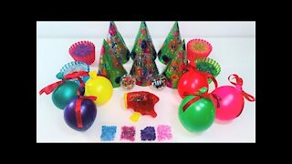 Making Slime with many Party Surprises | Creative Slime | Relaxing Satisfying Slime | #19