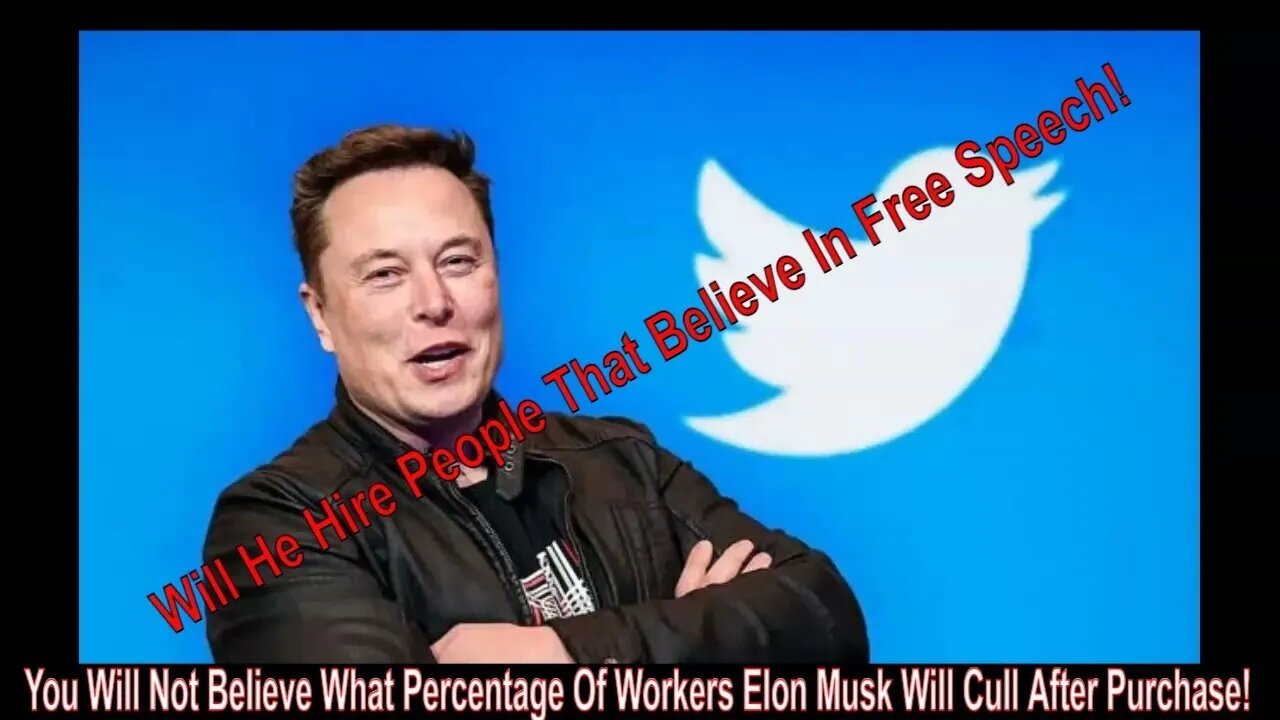 You Will Not Believe What Percentage Of Twitters Work Force Elon Musk Will Cull After Purchase!