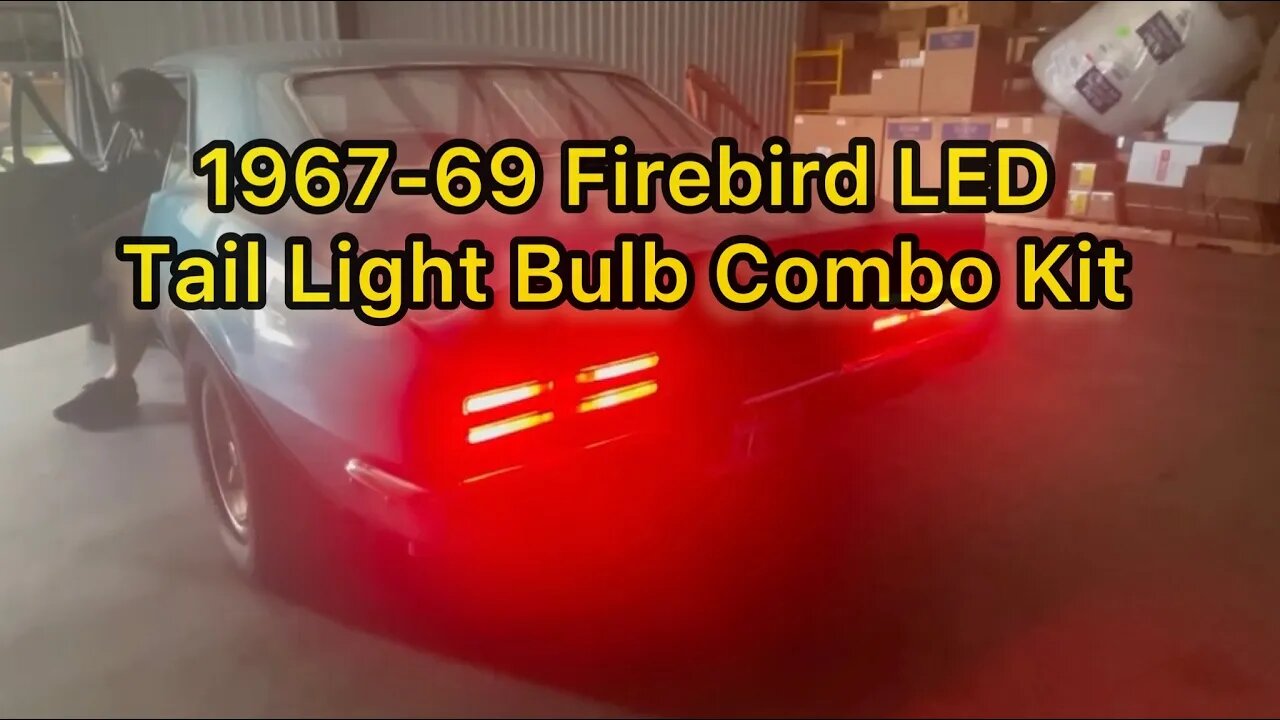 1967-69 Firebird LED Tail Light Combo kit