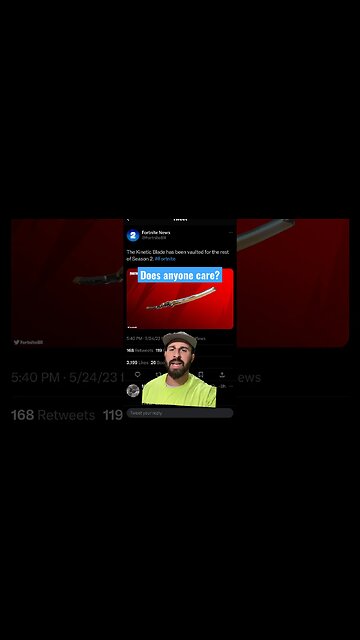 Was anyone still using the kinetic blade? #fortnitenews #fortnite