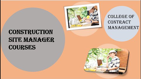 Construction Site Manager Courses