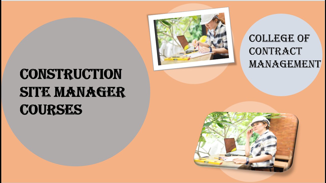 Construction Site Manager Courses