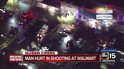 Man shot at Walmart in Queen Creek