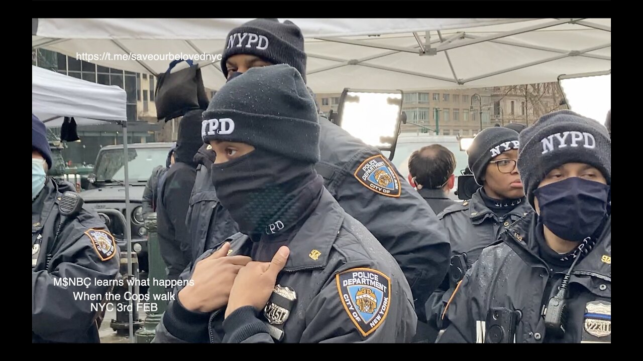 MEDIA learn about being hijacked when the cops walk away NYC 3rd FEB