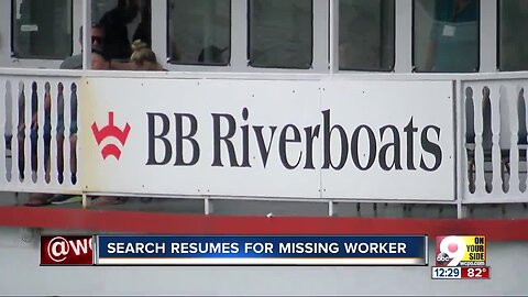 BB Riverboats worker fell into Ohio River Tuesday morning, wasn't reported missing for over an hour