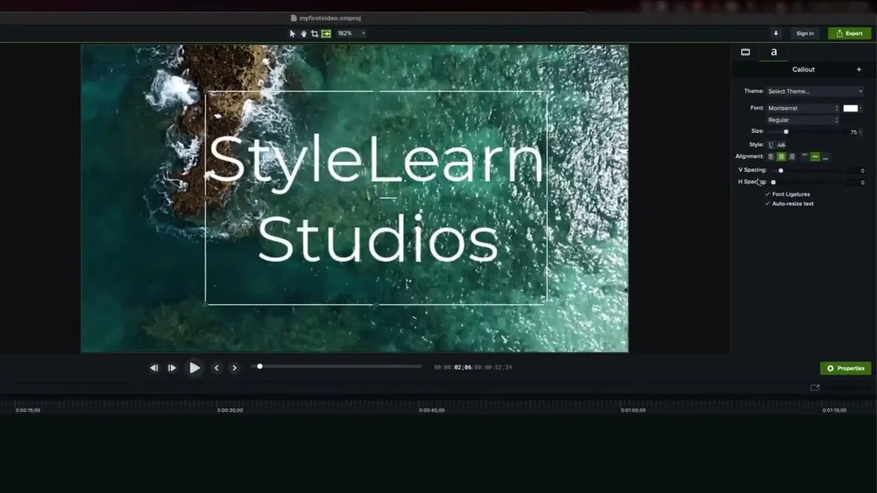 Lesson 3 Starting your first video