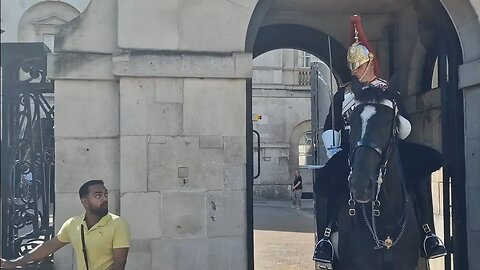 Tourist decides to take a photo in ever angle then grabs the reins DO NOT TOUCH THE REINS 😆 😄 😆