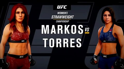 EA Sports UFC 3 Gameplay Tecia Torres vs Randa Markos