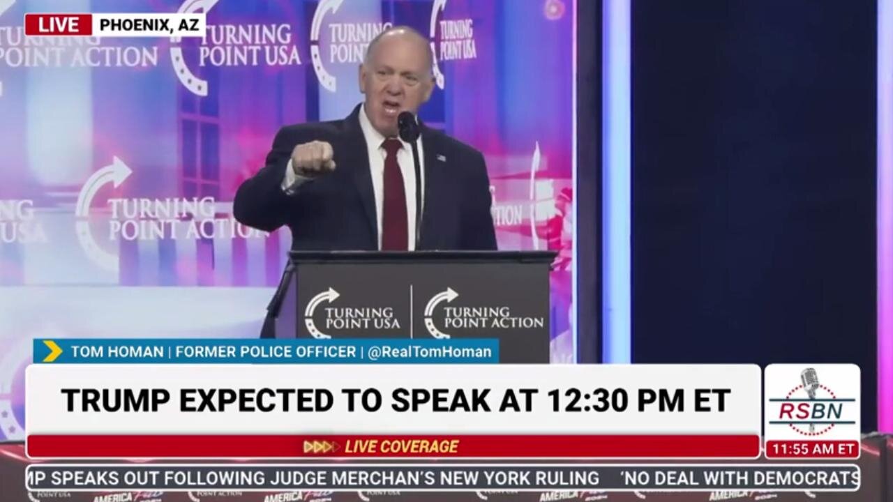 Border Czar Tom Homan BRINGS the FIRE! "If I Offend Anybody Today, I Don’t Care!”