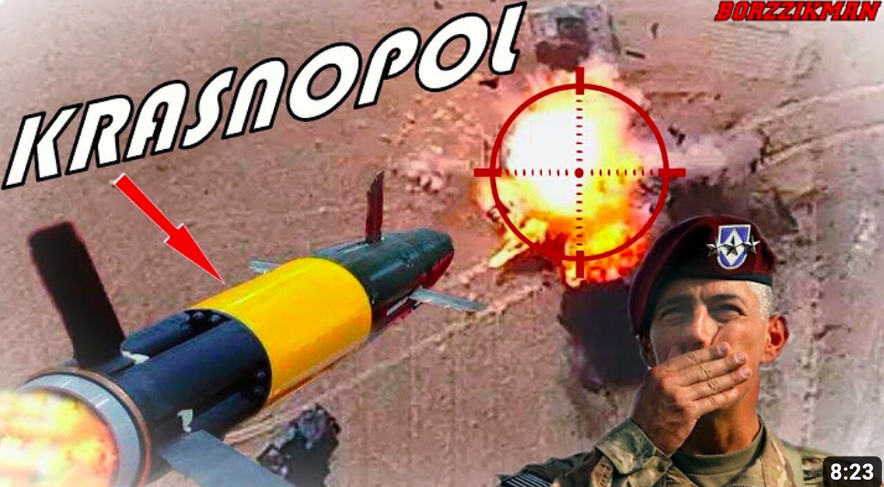 NATO Is FINISHED! Russia Launched Incredible War Tactics, Using The Modernized KRASNOPOL Munitions!