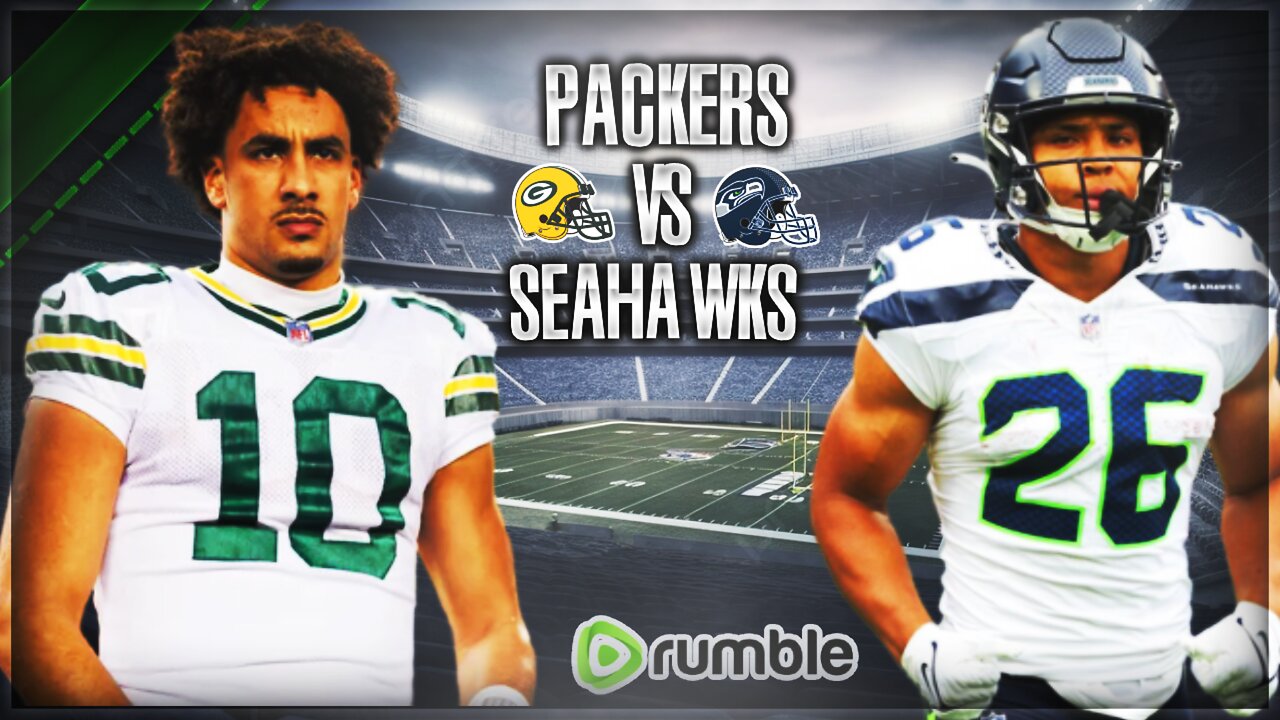 Green Bay Packers vs. Seattle Seahawks LIVE STREAM Watch-Along 🔴🏈