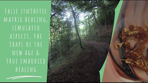 False synthetic matrix healing, simulated aspects, the traps of the new age & true embodied healing