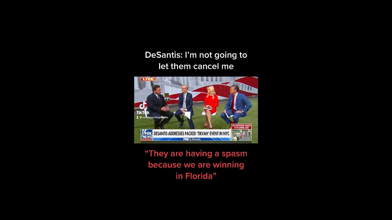 DeSantis: I’m not going to let them cancel me