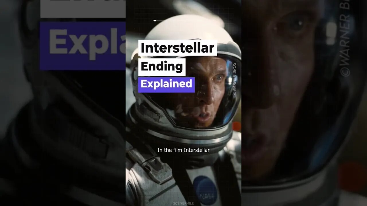 Interstellar ending explained #shorts #shortsfeed #interstellar #christophernolan