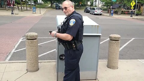 At the Library, I get a call for new job before getting arrested. #1a #audit #library #arrest