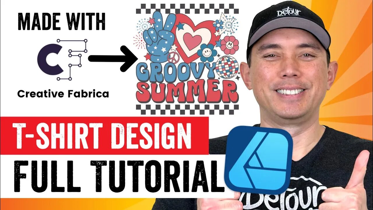 How To Create A T-Shirt Design with Creative Fabrica Full Tutorial