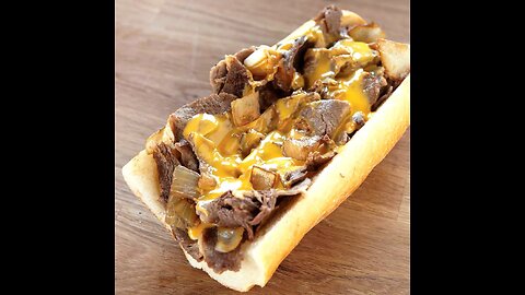 Sunday night dinner cheesesteak, politics, and a drink