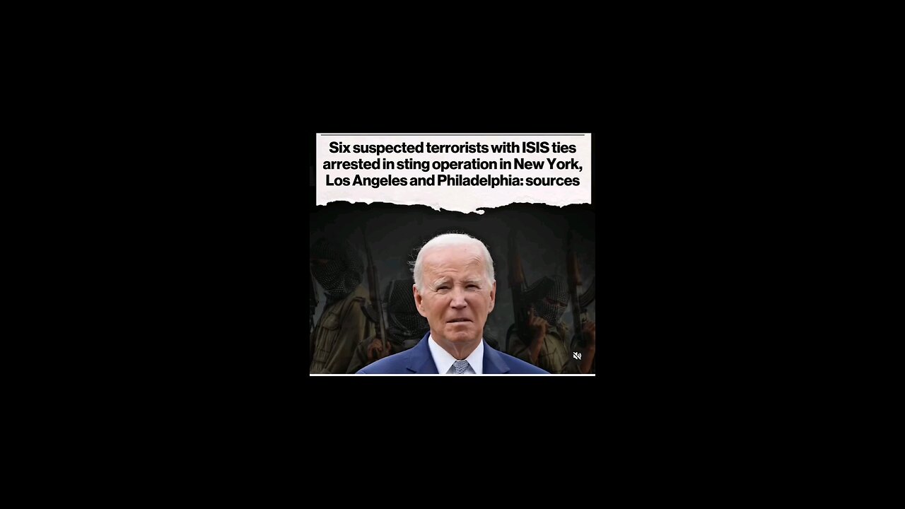 ISIS IS HERE WTF !?NOW WHAT JOE ?? ONLY 8 WERE CAUGHT BE SAFE EVERYONE THEY ARE HERE