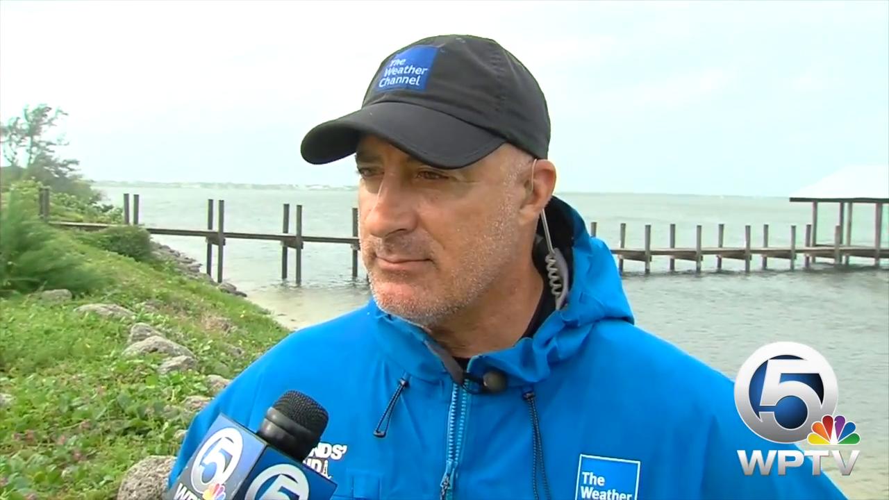 WPTV speaks with The Weather Channel's Jim Cantore in Martin County