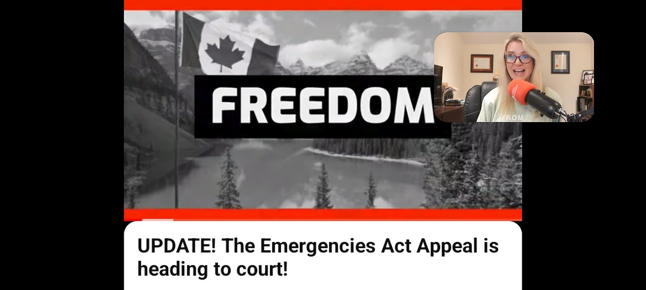 UPDATE : EMERGENCIES ACT APPEAL IS HEADING TO COURT !