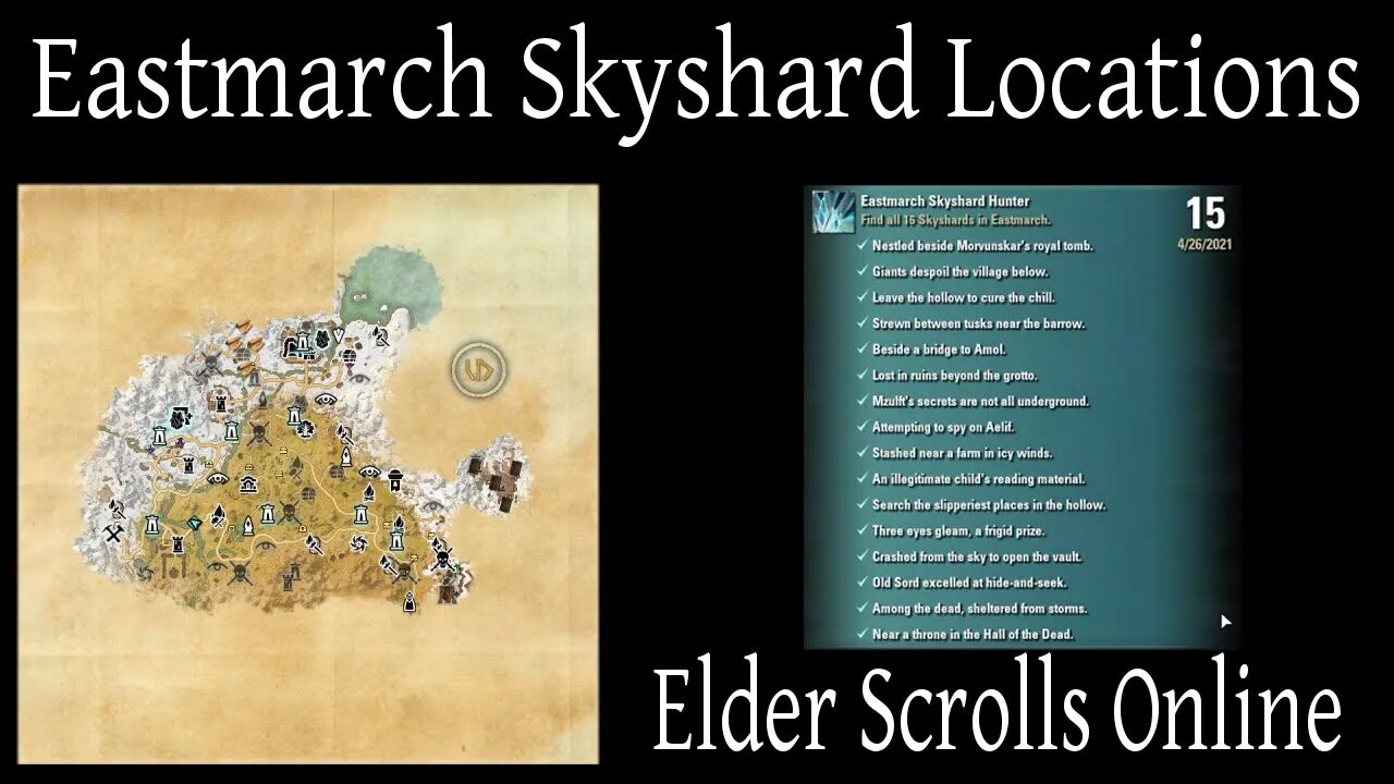 Eastmarch Skyshard Locations [Elder Scrolls Online] ESO