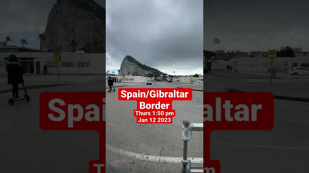 Spain Gibraltar International Border #shorts