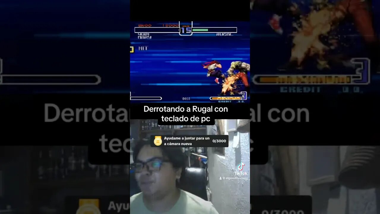 Derrotando a Rugal con teclado de pc