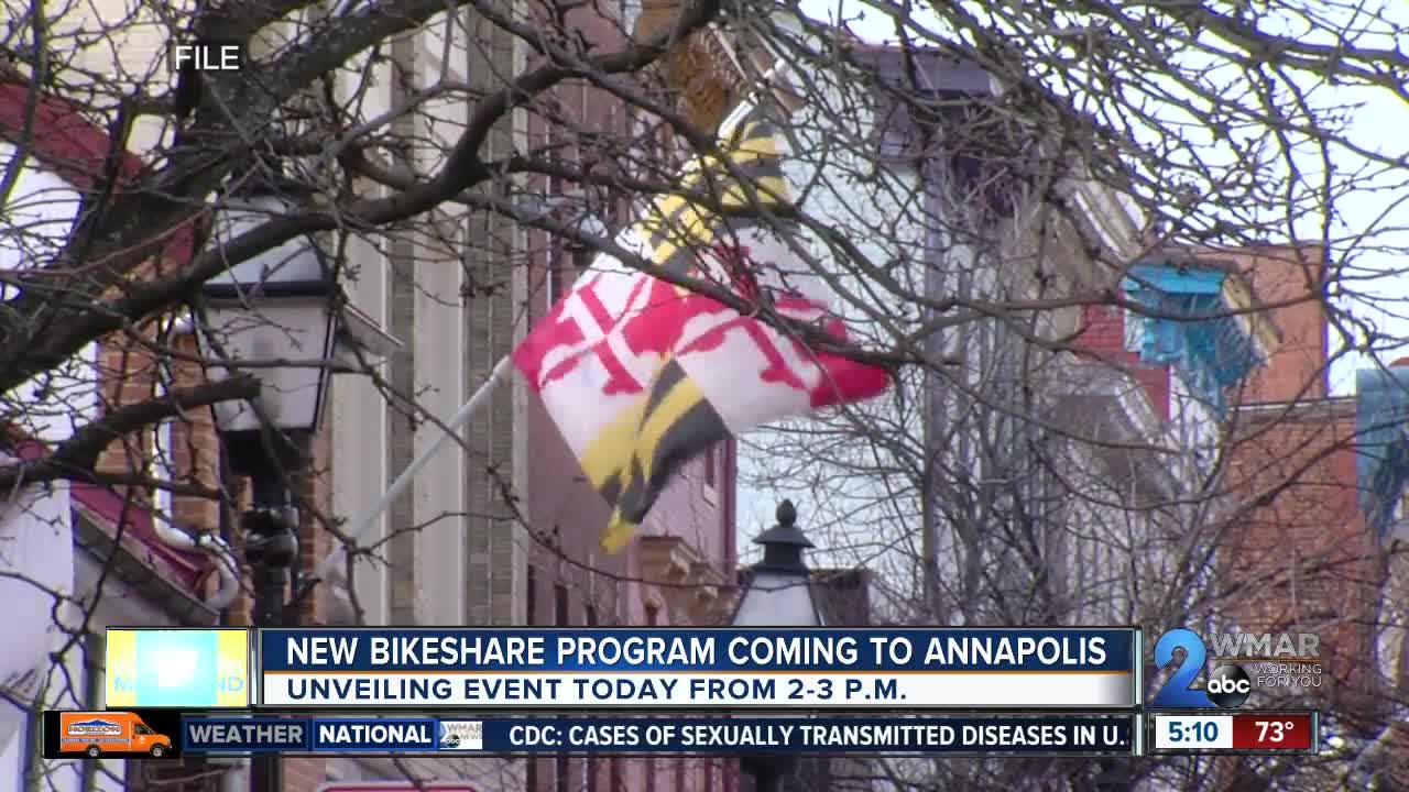 Annapolis introducing bike share program Wednesday