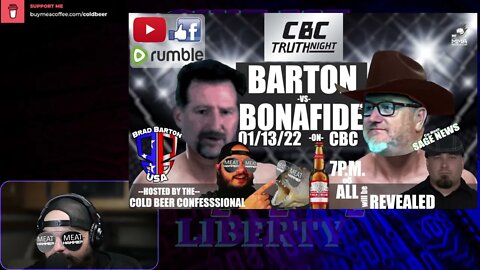 |ANNOUNCING|: 7pm Est TONIGHT || Bonafide V. Barton: Setting the record STRAIGHT