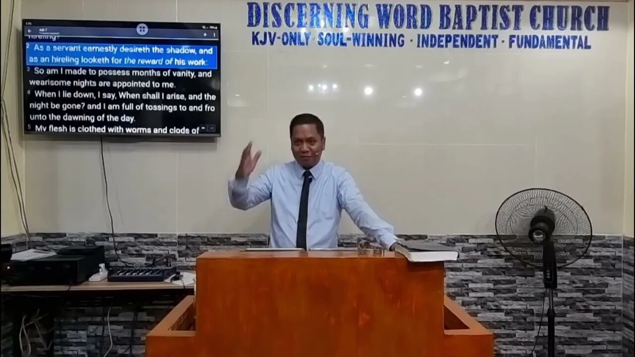 Why dost thou not pardon my transgression? - Job 7 (Baptist Preaching - Ph)