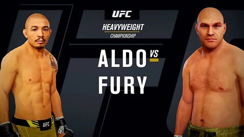 EA Sports UFC 4 Gameplay Tyson Fury vs Jose Aldo