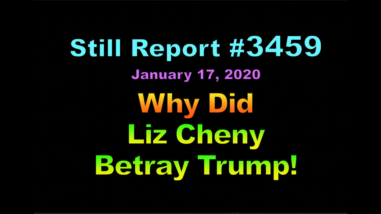 Why Did Liz Cheney Betray Trump?, 3459