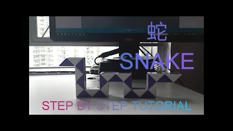 Twist Magic Ruler Snake Puzzle 24 Serpente Baby Snake 魔尺 24段 教學篇 蛇