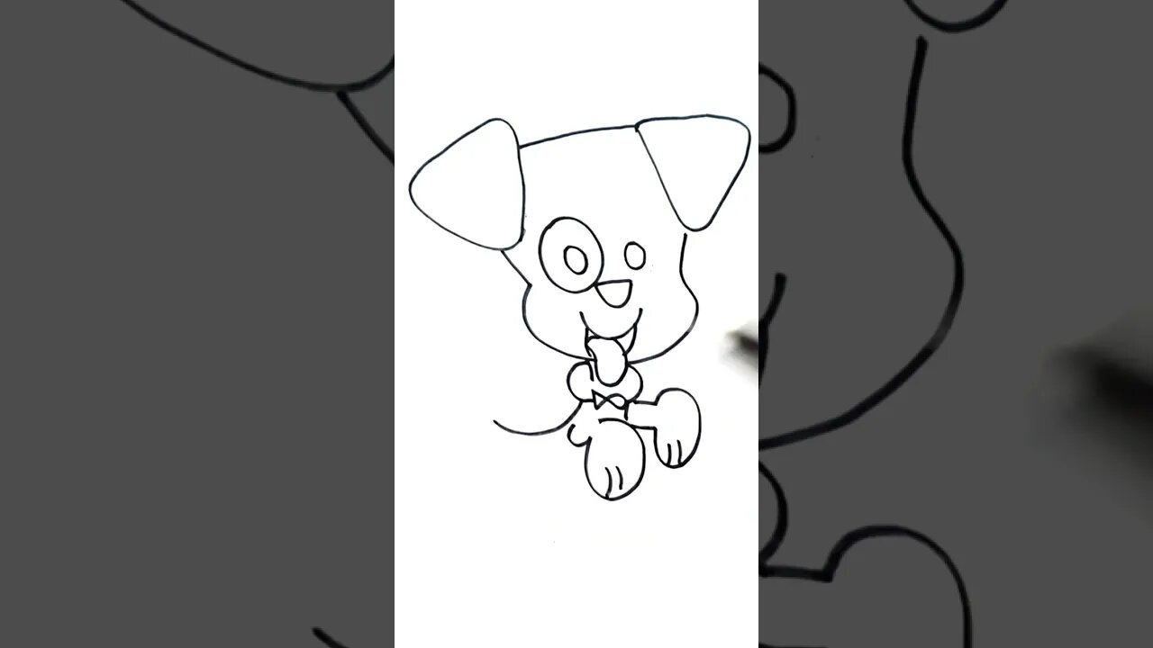 How to draw and paint Bubble Puppy Bubble Guppies #shorts
