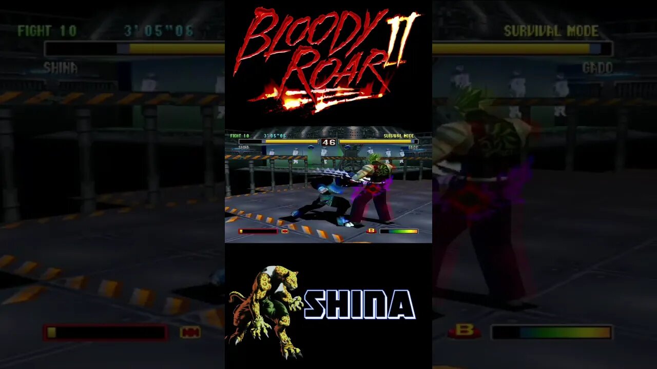 Bloody Roar 2 | Shina | #shortvideo #shorts #shortsvideo