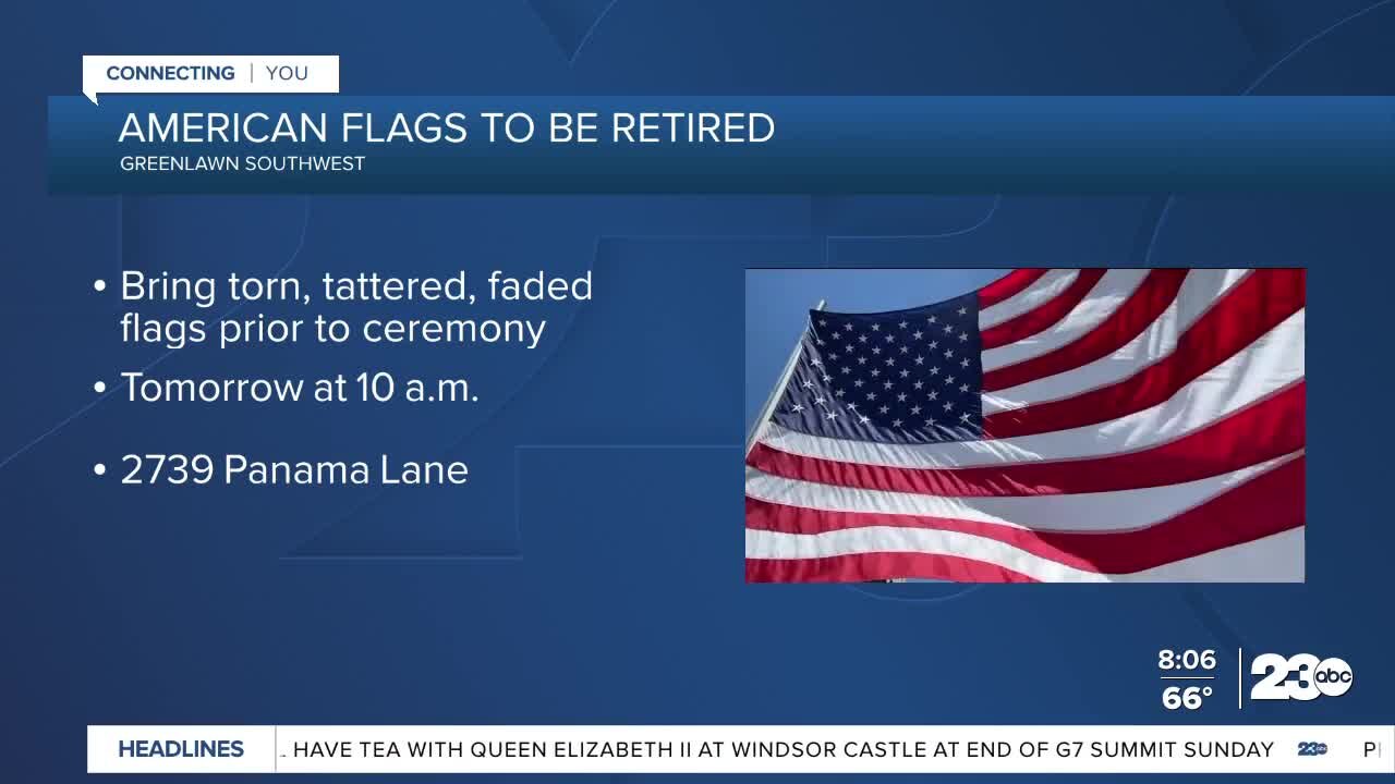 American flags to be retired