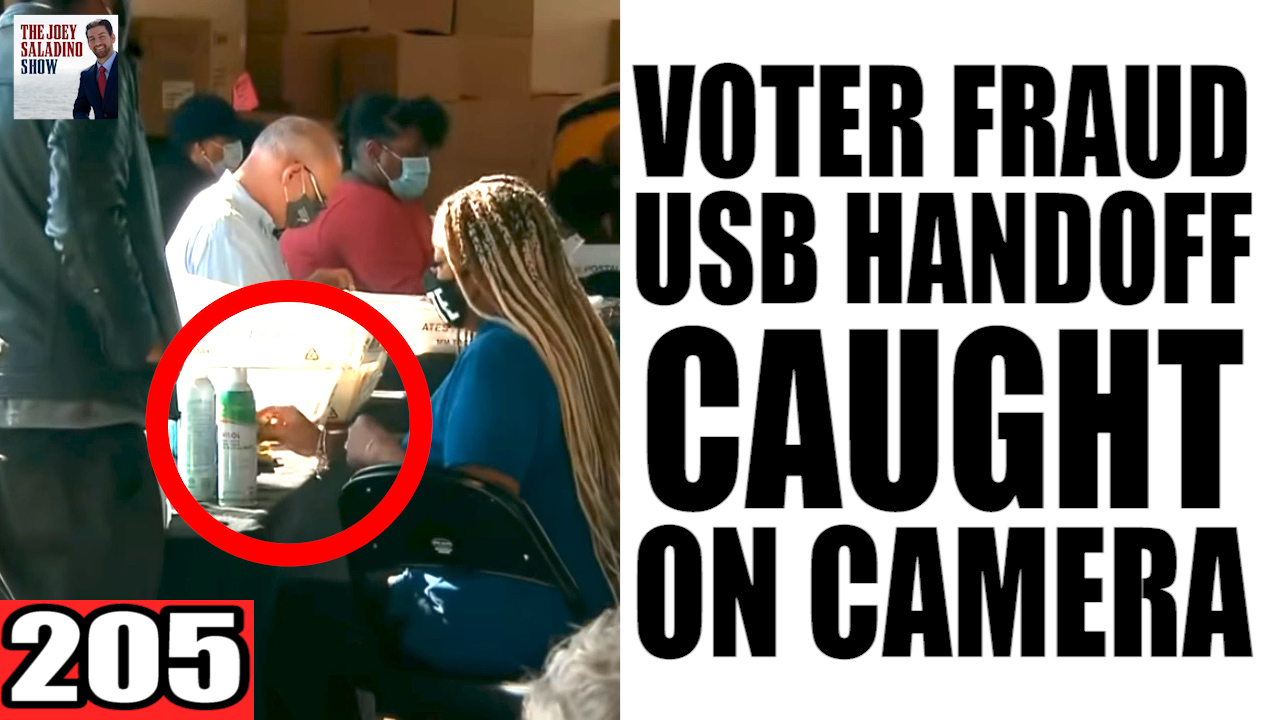 205. Voter Fraud USB Handoff CAUGHT on Camera?