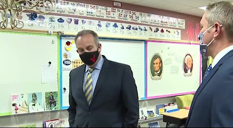 CCSD Superintendent Jara tours classrooms ahead of return