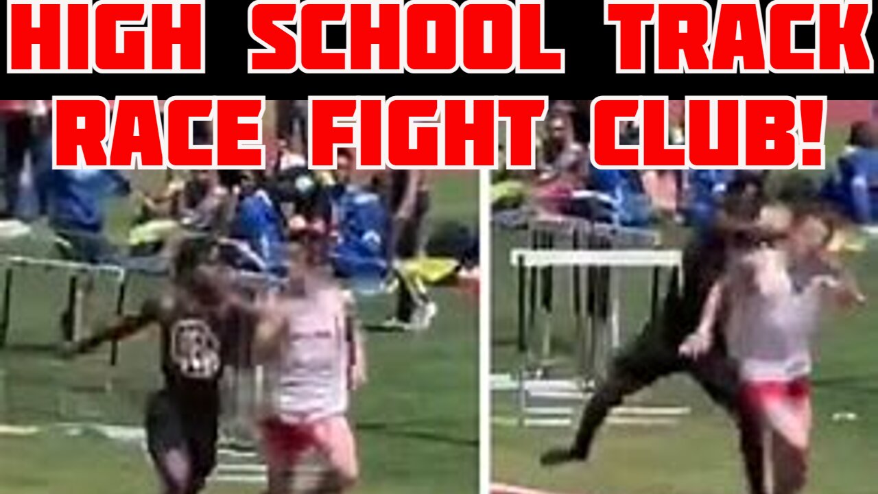 High school track race fight club