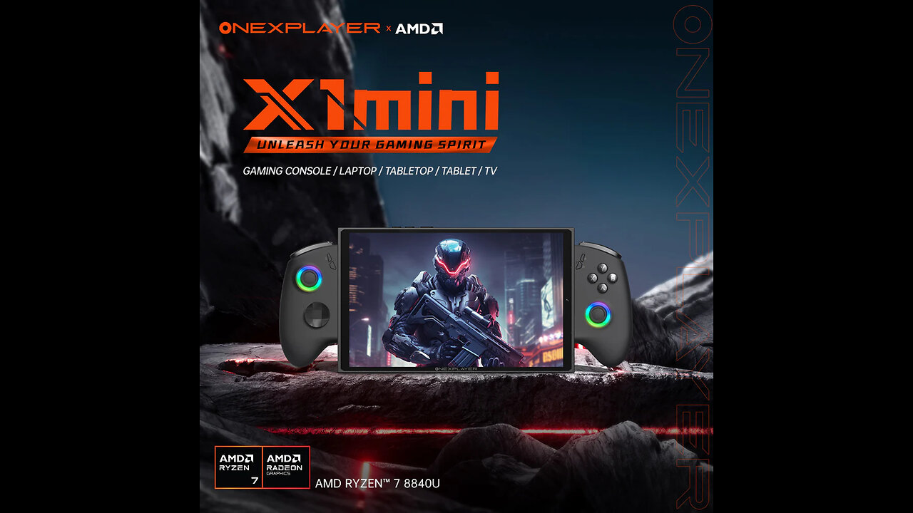 E1 - Unboxing - ONEXPLAYER X1 Mini 8840U 144Hz 3-in-1 8.8" Screen Handheld Gaming Console