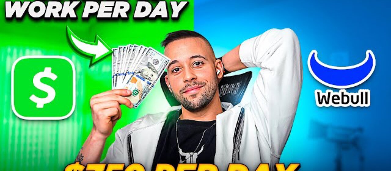 $750/Day Using CashApp & Webull (Only 30Min Work:Day) | Make Money Online