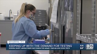 Keeping up with the demand for COVID testing