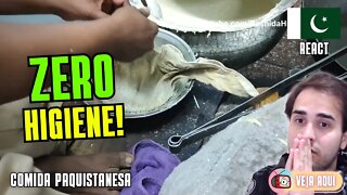 MUITA SUJEIRA e FALTA DE HIGIENE! Reagindo a COMIDAS DE RUA do PAQUISTÃO | Veja Aqui Reacts