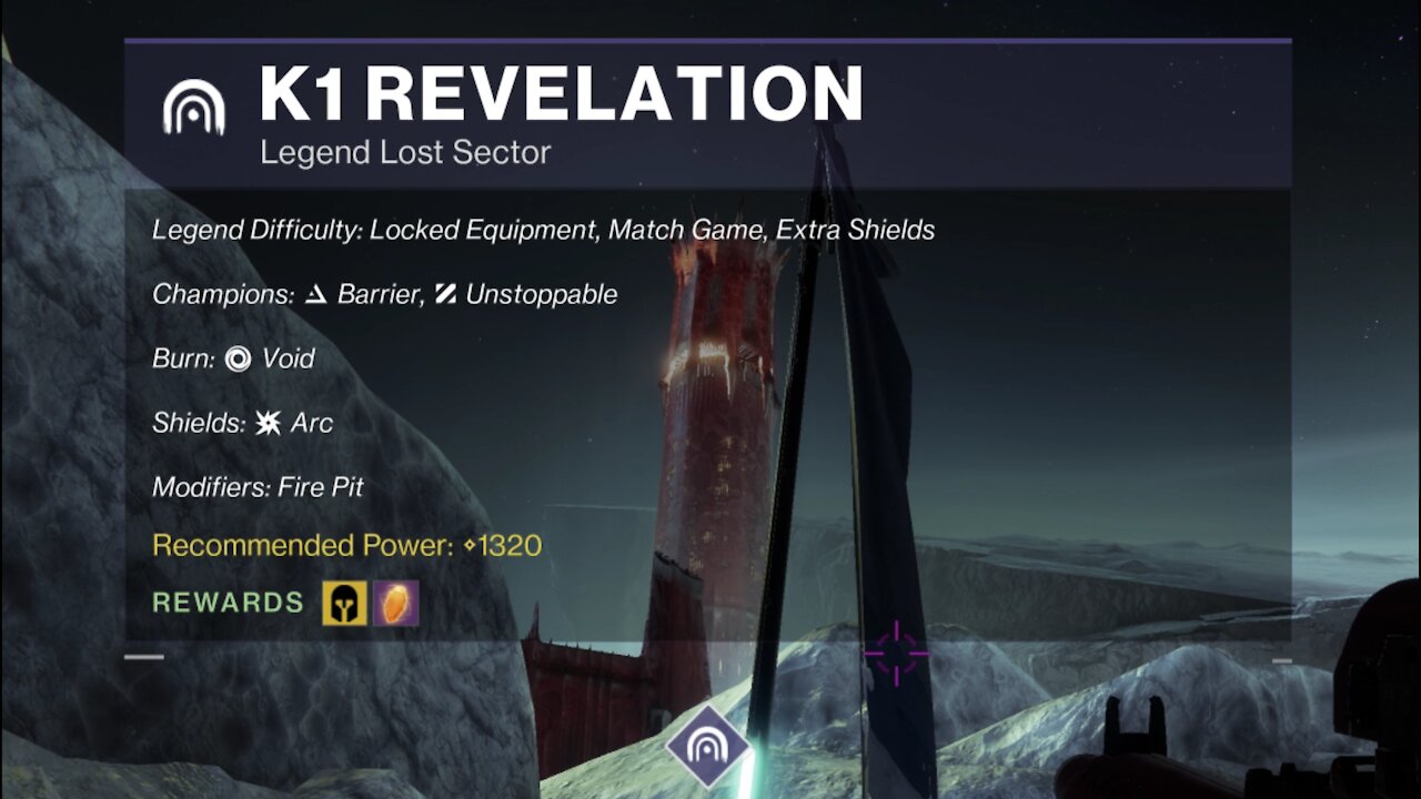 Destiny 2 Legend Lost Sector: The Moon - K1 Revelation 11-16-21