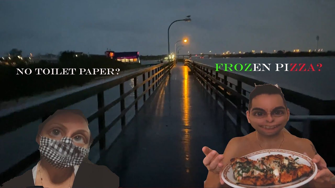 What do you do on a rainy Friday? - Frozen Pizza & No toilet paper