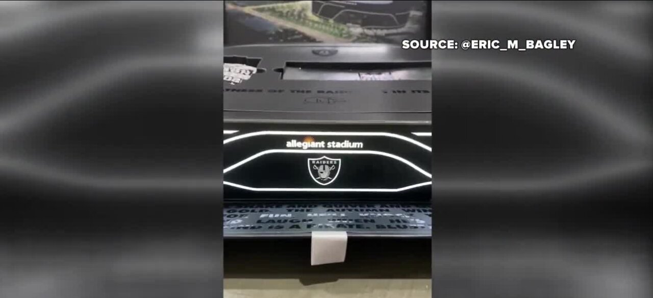 Las Vegas Raiders' season ticket holder unboxing